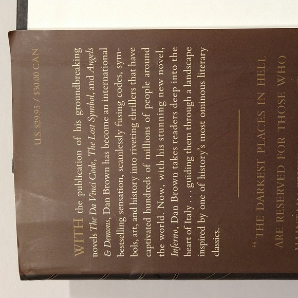 Dan Brown’s Inferno Hardcover Book - Picture 6 of 6